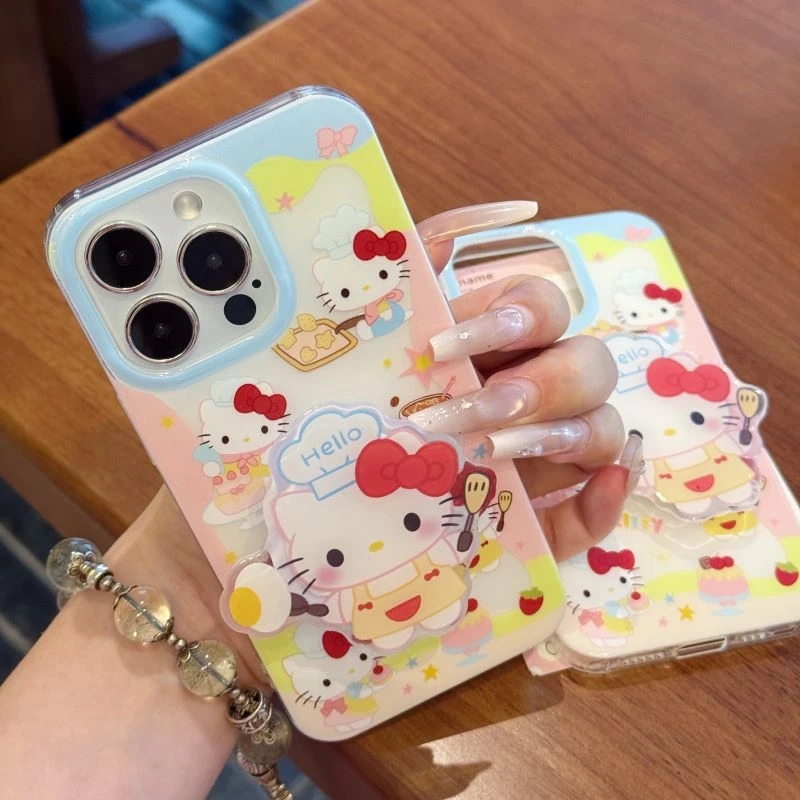 美食家KITTY适用苹果iphone小米promax防摔vivo华为oppo手机壳女