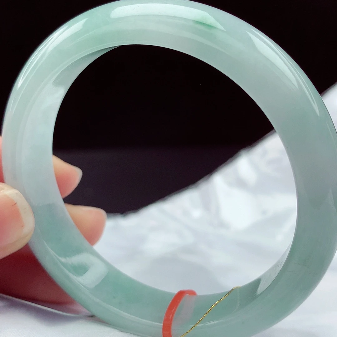 翡翠未镶嵌手镯58圈159宽版