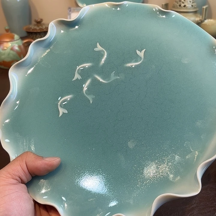 石***诗瓷片龙泉青瓷福利青瓷