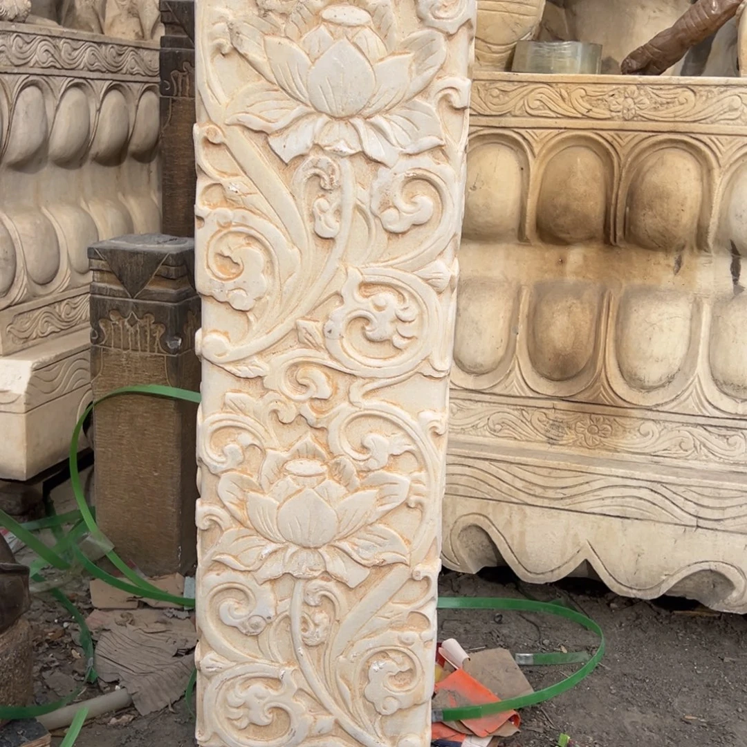 笑***雨汉白玉石柱 不包邮！