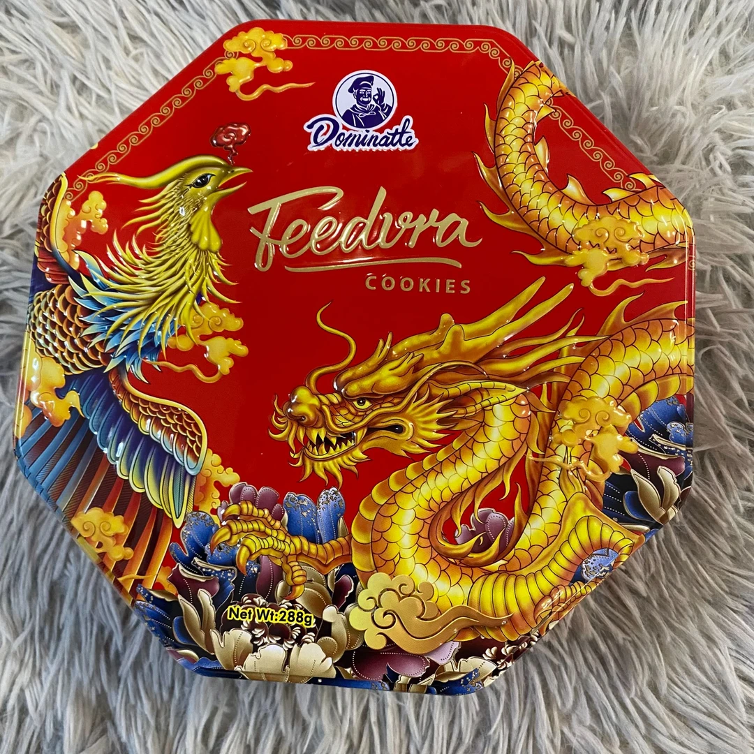 龙凤呈祥咸蛋黄芝士味夹心饼干