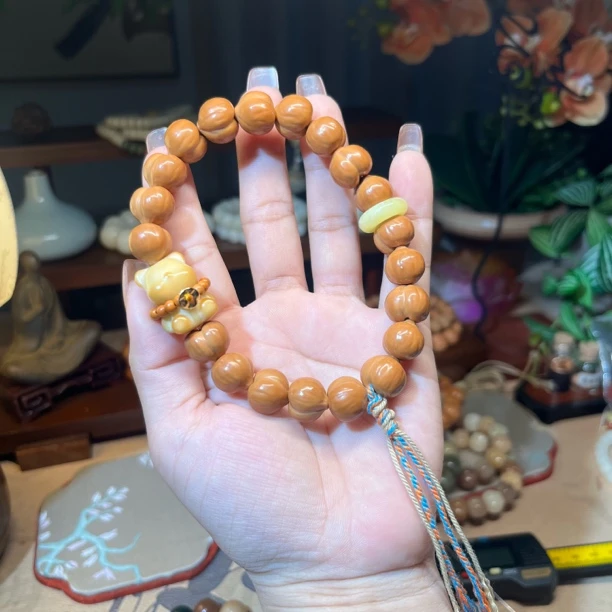天然猴头菩提 屁桃 小熊 单圈手持