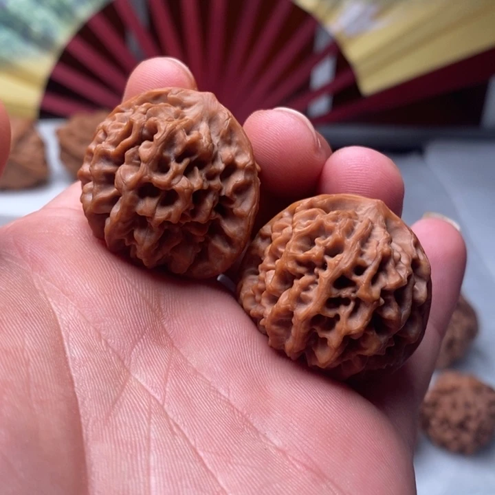 把件文玩核桃34尺秦闷