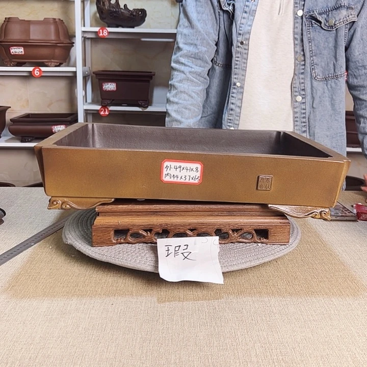 红陶艺*紫砂花盆等都