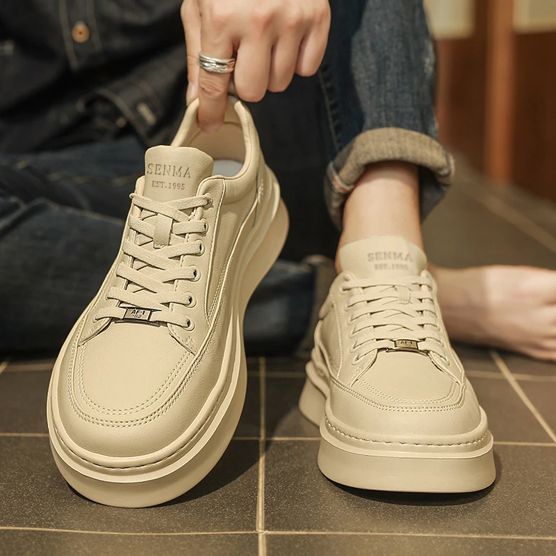 SENMA/森马低跟防水板鞋休闲板鞋秋季透气男士春季低帮百搭休闲鞋