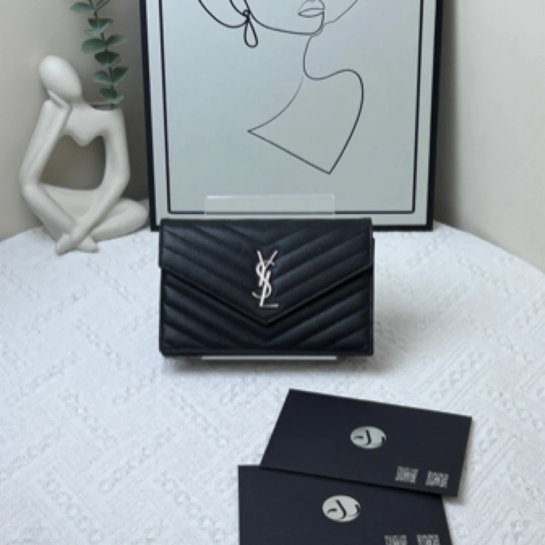 95新 YSL/圣罗兰  信封/JW5959