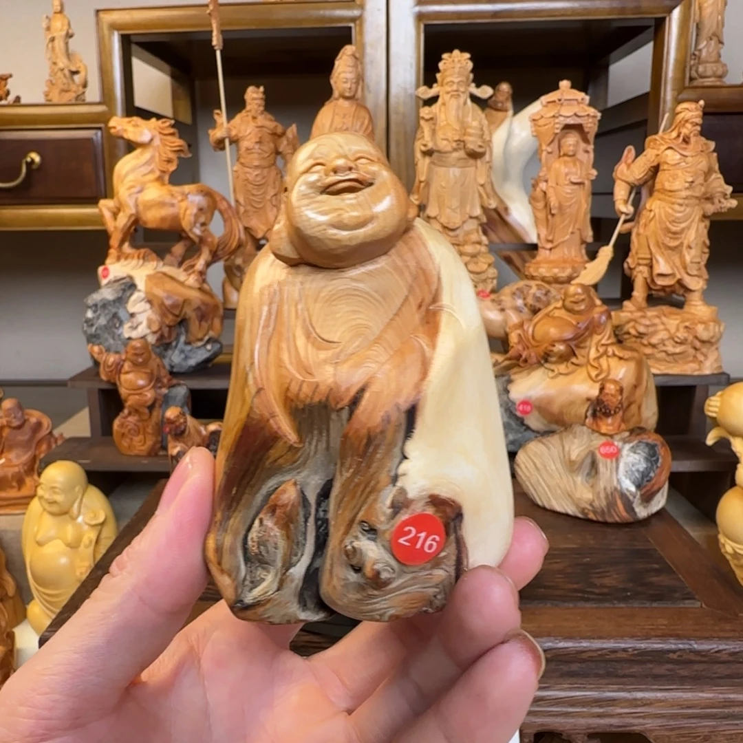 崖柏小木匠艺雕一物一拍