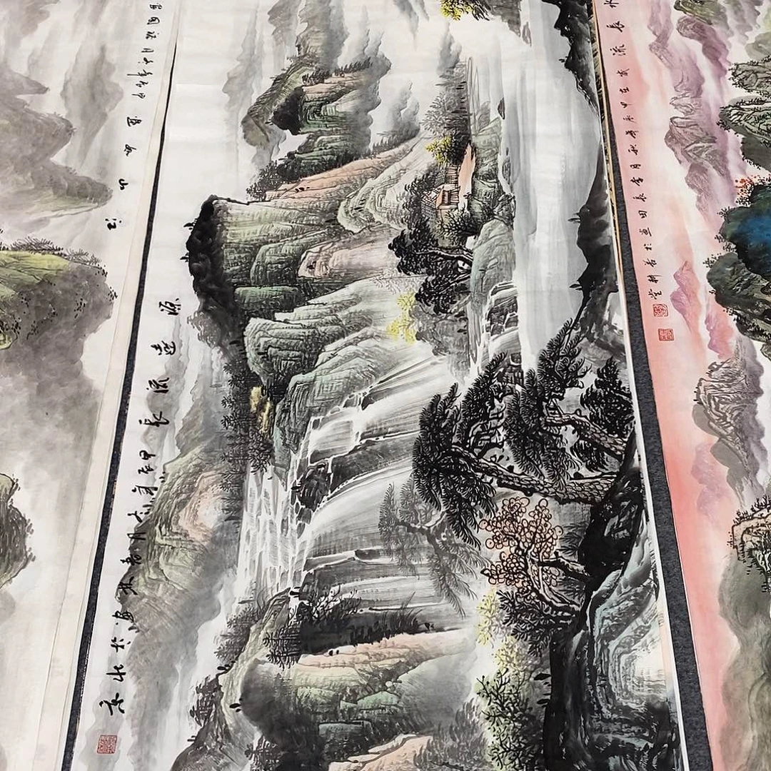 国画画画真的画画画