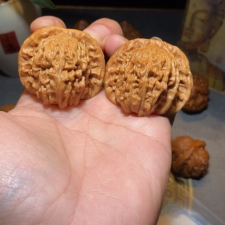 文玩核桃把件42尺蓟县四座楼