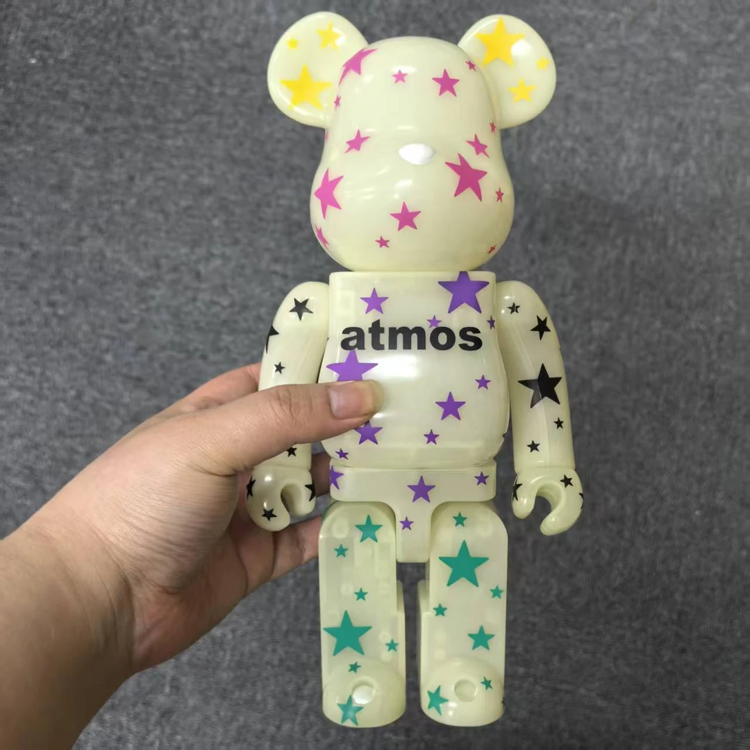 【山】beabrick 积木熊 atmos 夜光星星 400%+100%