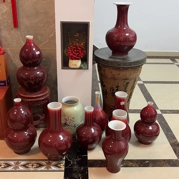 陶瓷景德镇高温陶瓷花瓶