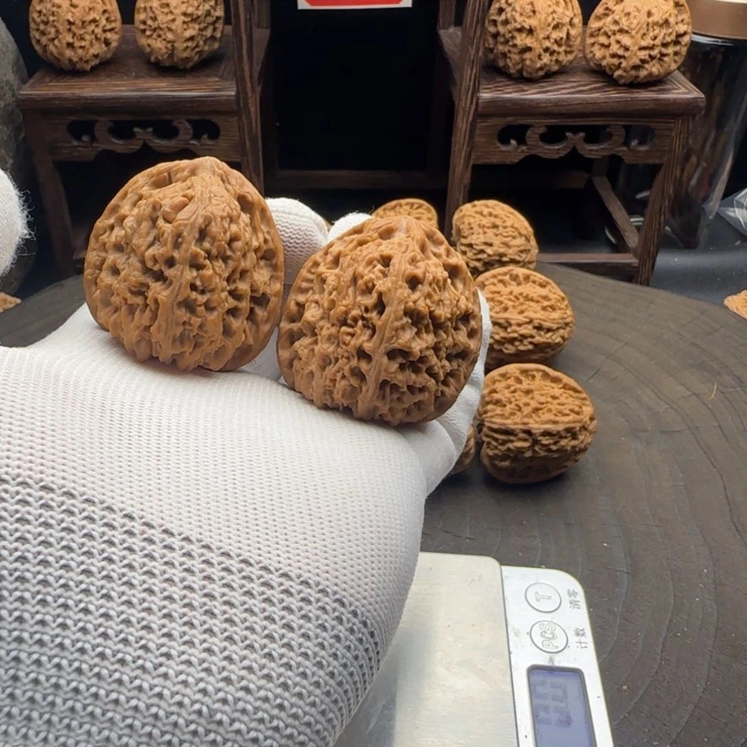 文玩核桃吊坠克**心45全家福