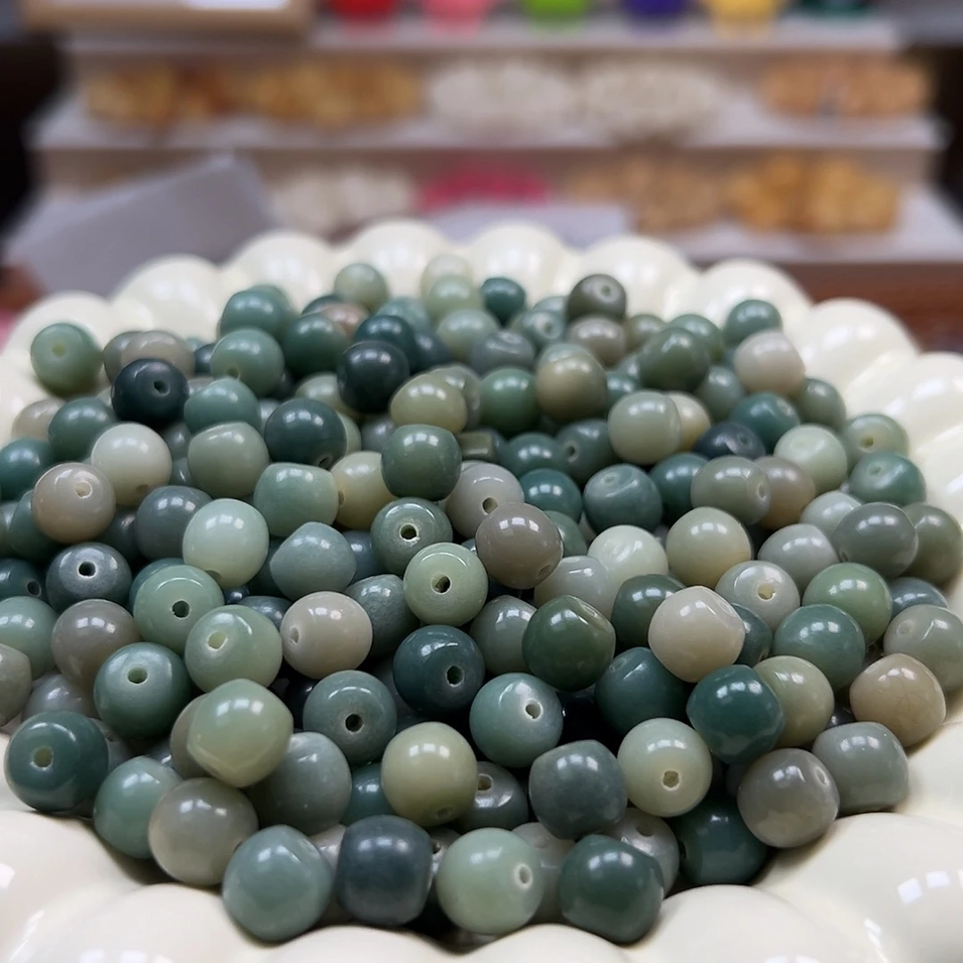 手串菩提根/象牙果微瑕卡9牛油果酒桶1000颗
