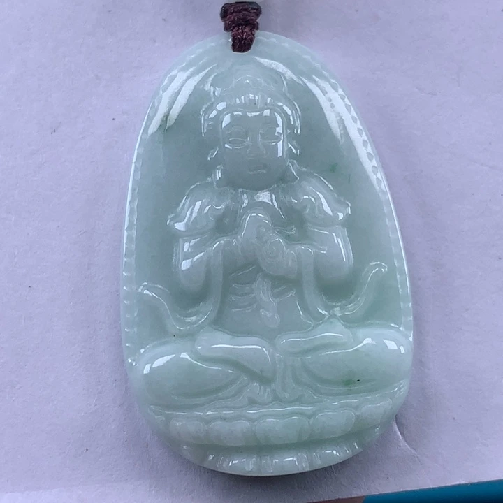 颈饰未镶嵌翡翠大日如来吊坠