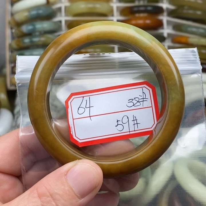 未镶嵌蛇纹石玉手链