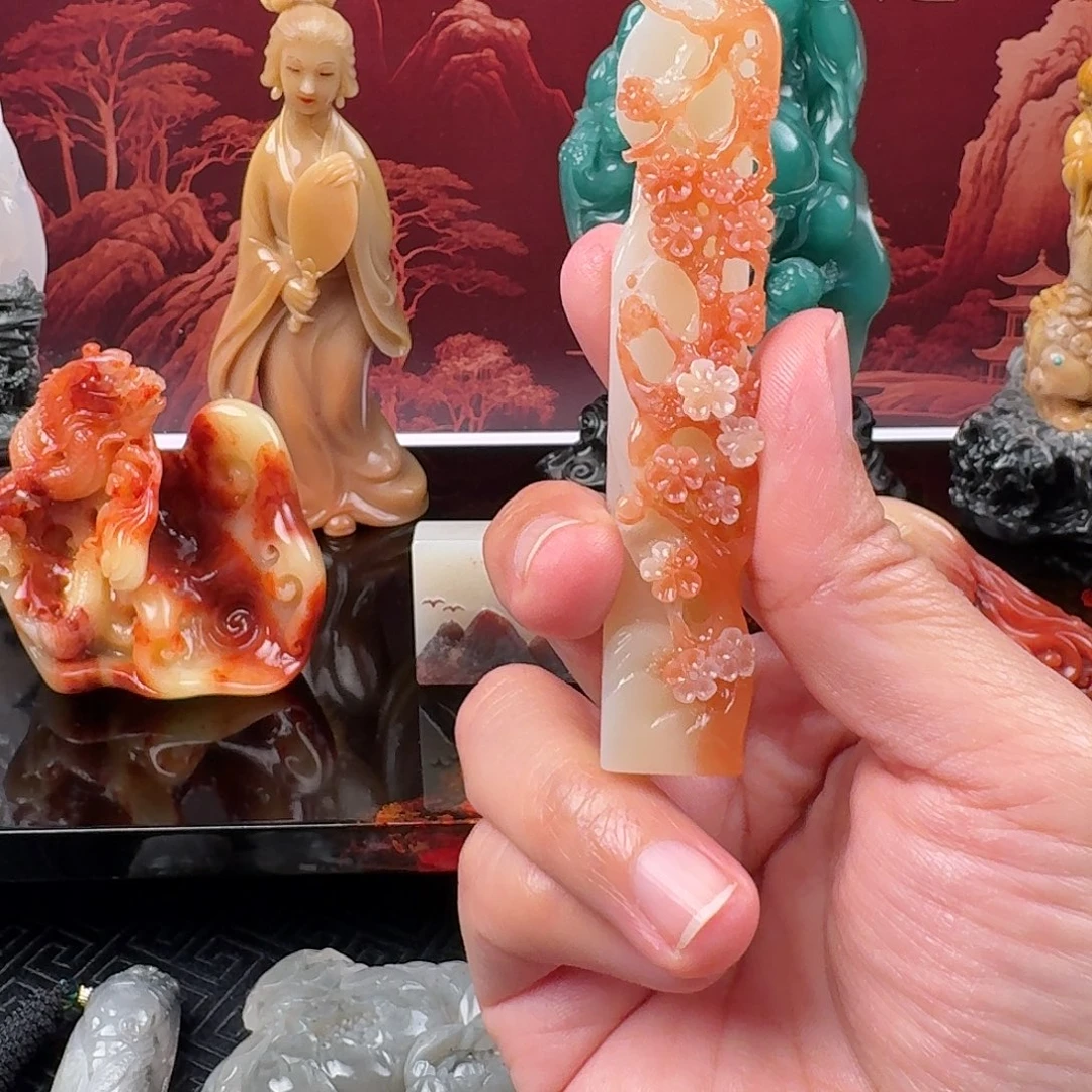 走***安寿山石印石印章印石1111111