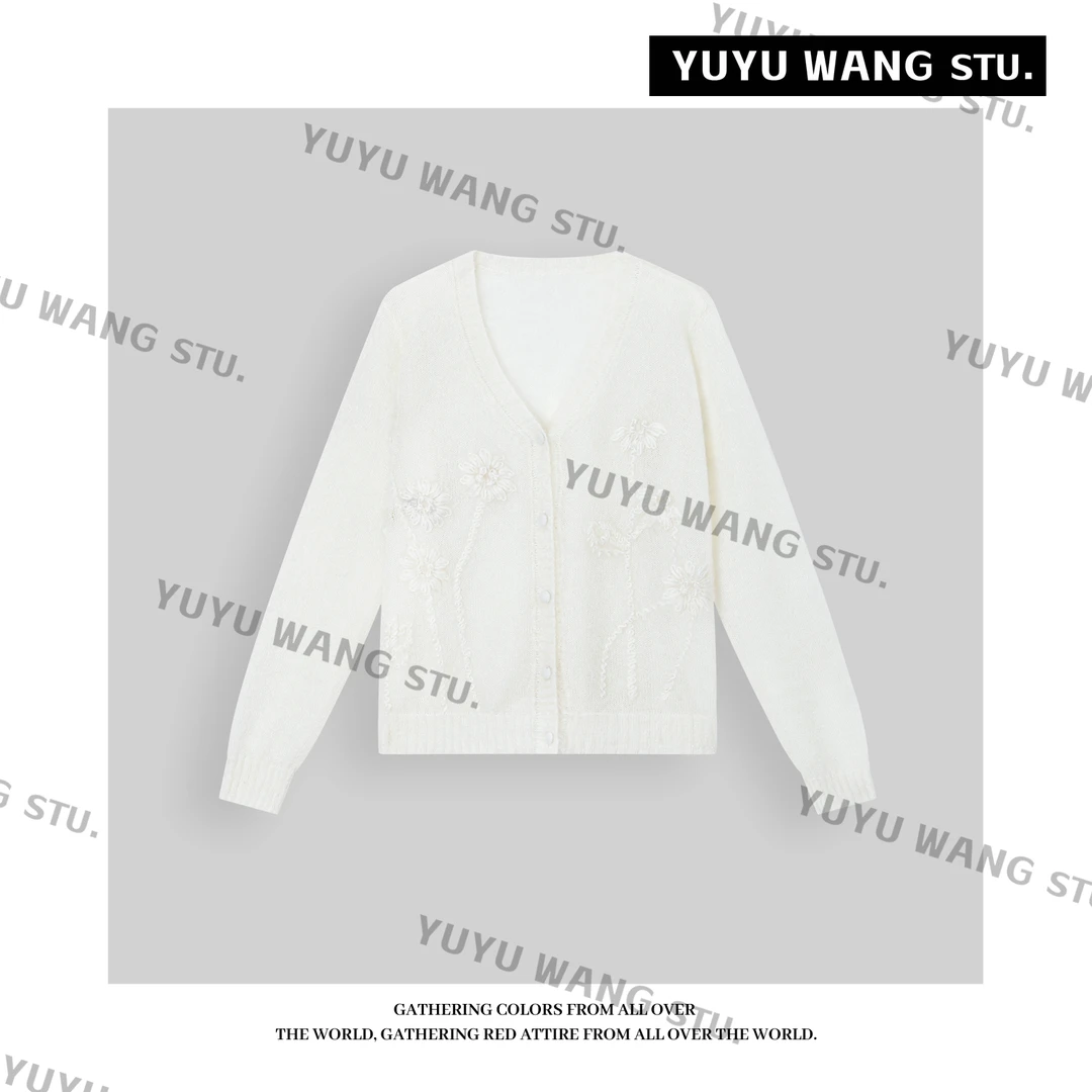 YUYU WANG 【念娇】毛衣开衫 RB2SQRF2318
