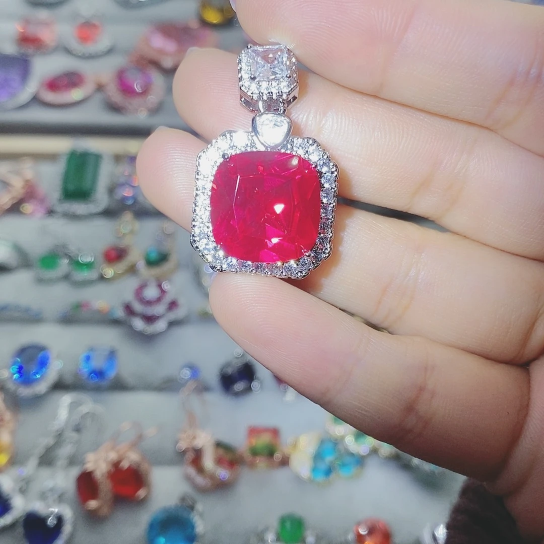 【闪购商品】托帕石耳饰银S925镶嵌