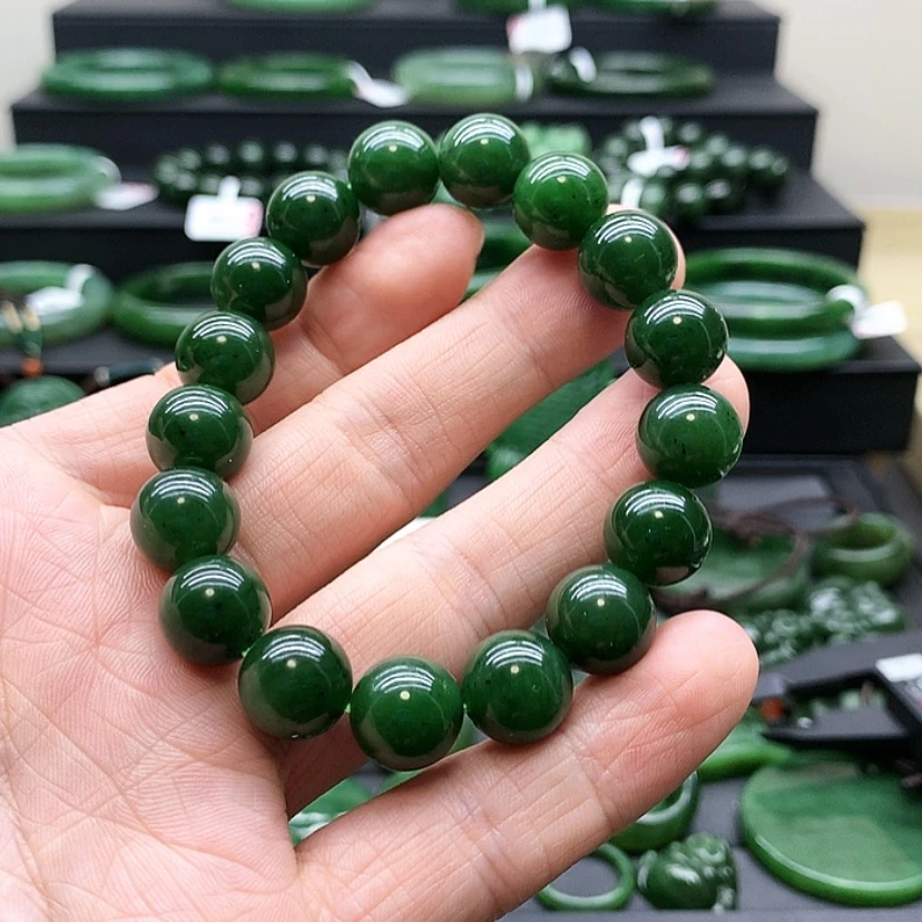【闪购商品】和田玉（碧玉）手链未镶嵌各****盘
