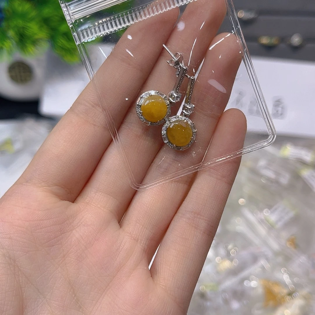 翡翠戒指银S925镶嵌我