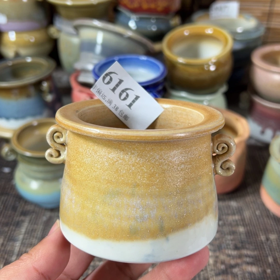 陶瓷景德镇手工花盆