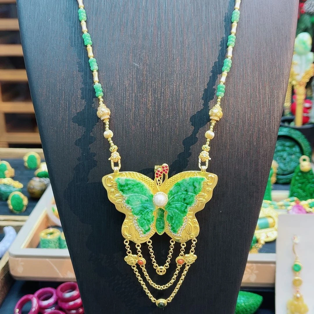 颈饰合金翡翠48小时鉴赏期