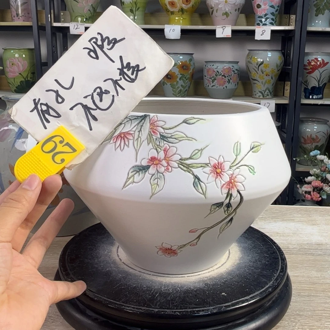 罐1tc景德镇陶瓷花盆