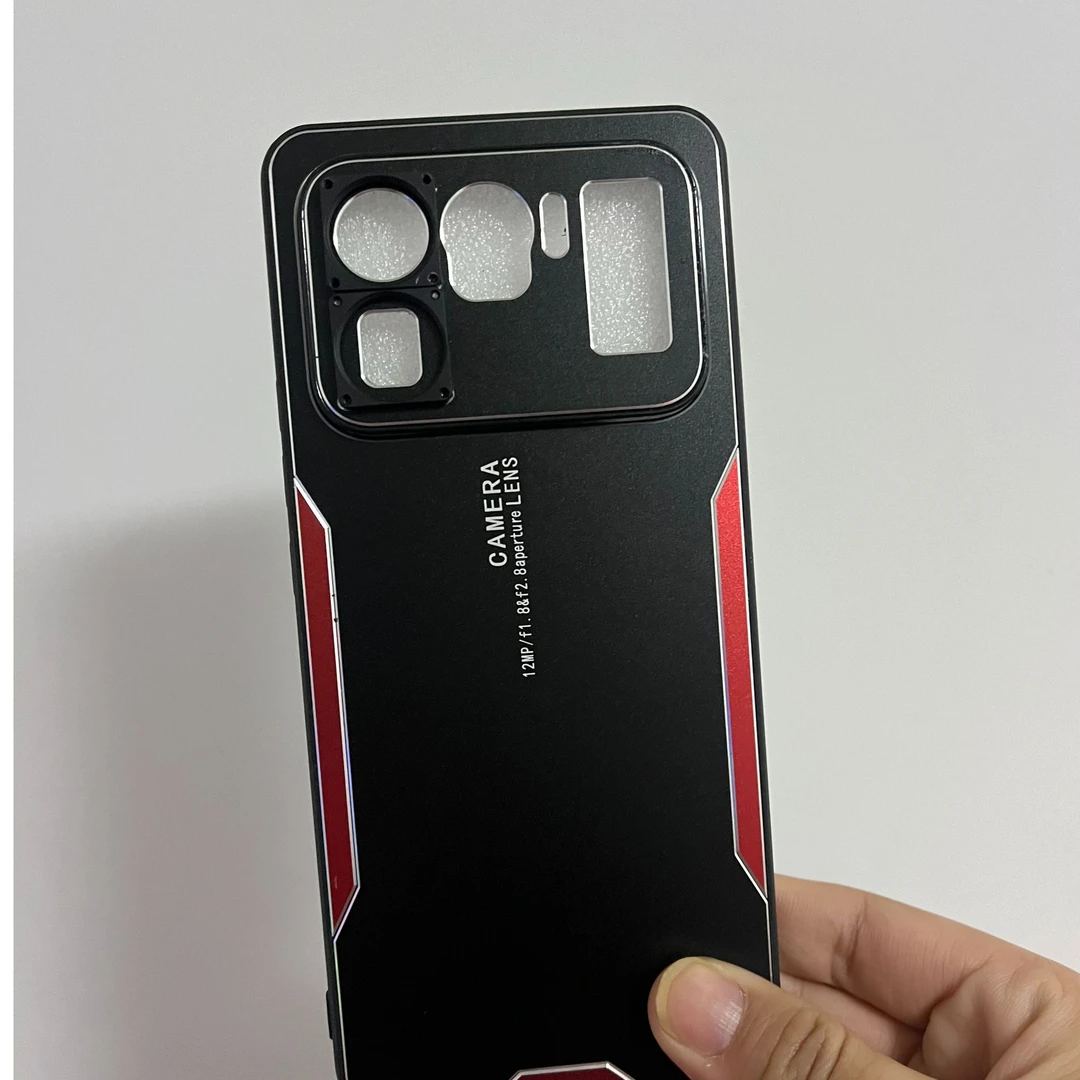 17mm螺纹接口定制高档手机壳摄影外置镜头专用简约黑色手机保护壳