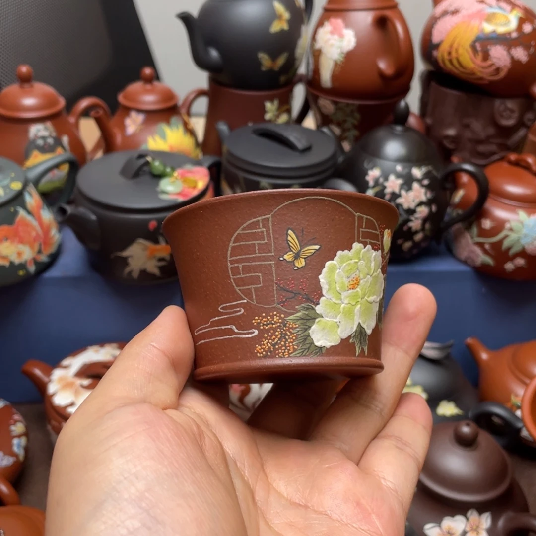 茶杯紫砂紫砂主人杯100cc