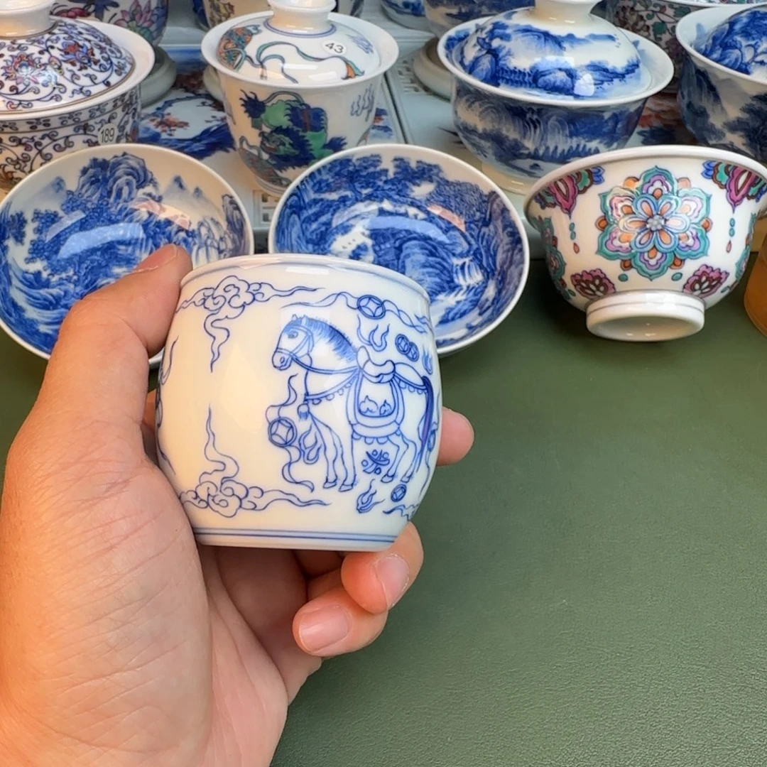 陶纯手工纯手绘茶具303