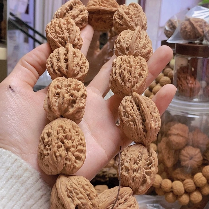 【闪购商品】文玩核桃把件34虎头手持