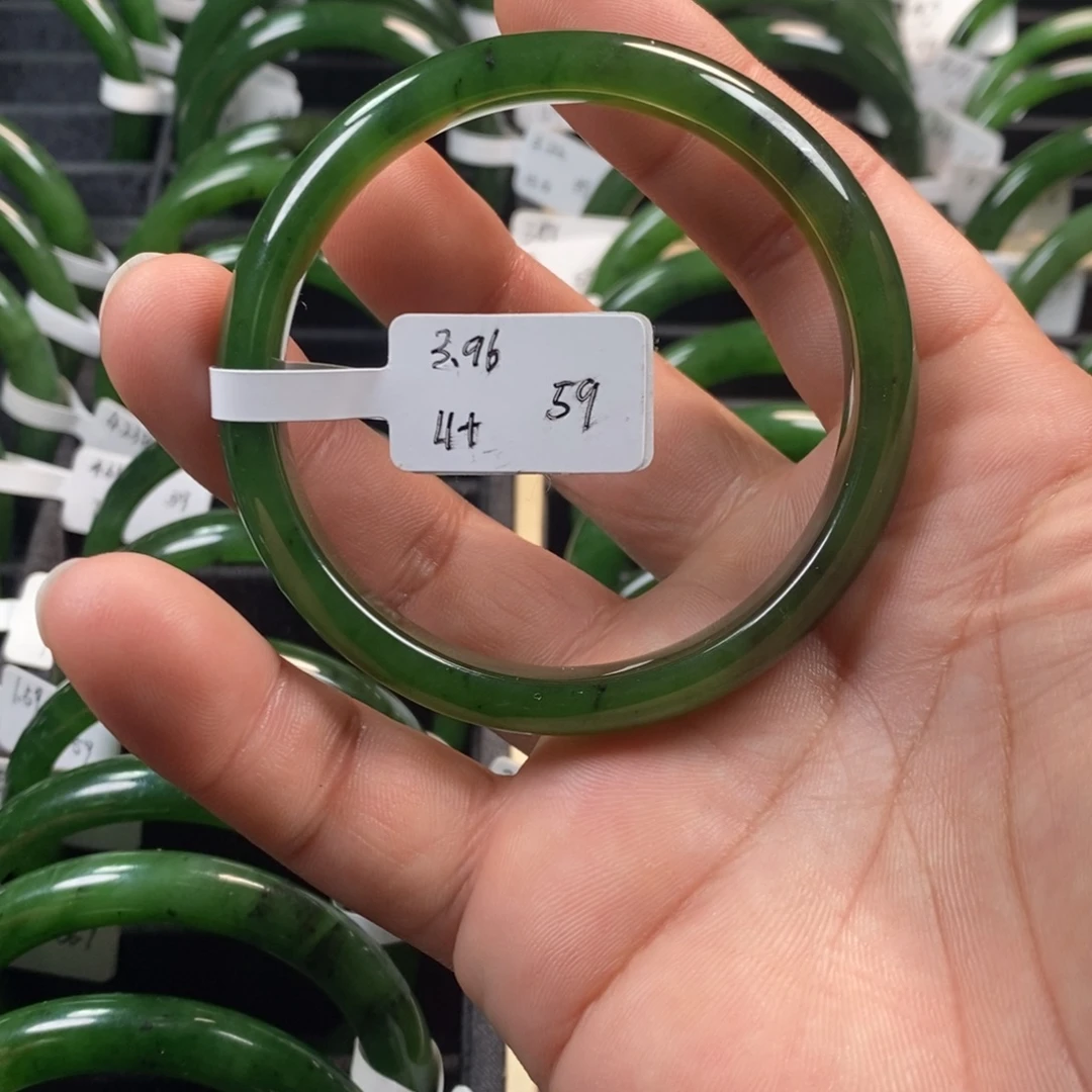 和田玉（碧玉）未镶嵌手镯59