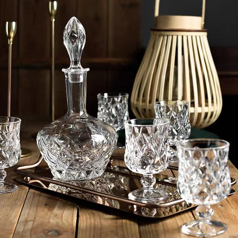 高档酒具套装奢华水晶玻璃洋酒壶酒樽家用