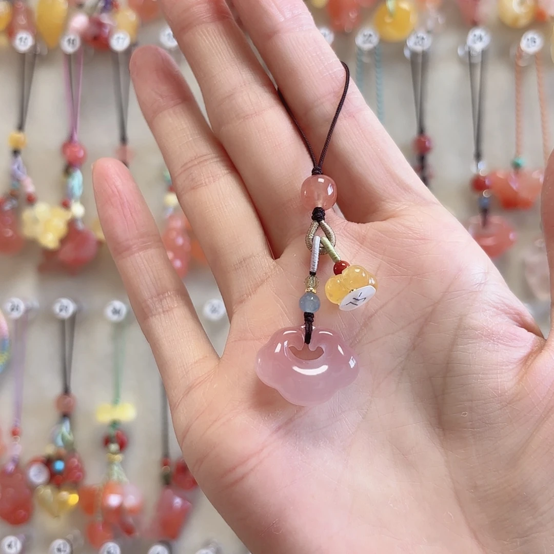 南红玛瑙未镶嵌吊坠(赠链)