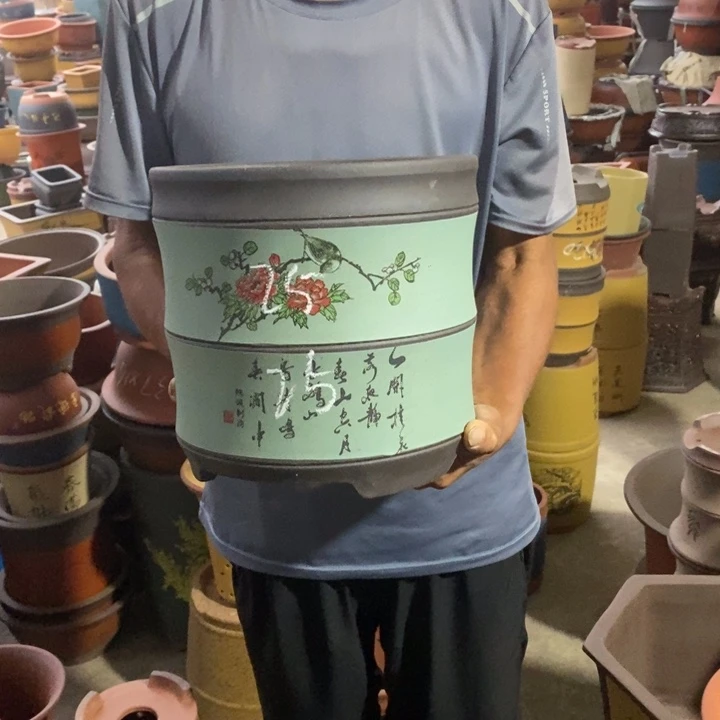 紫砂花盆紫砂花盆