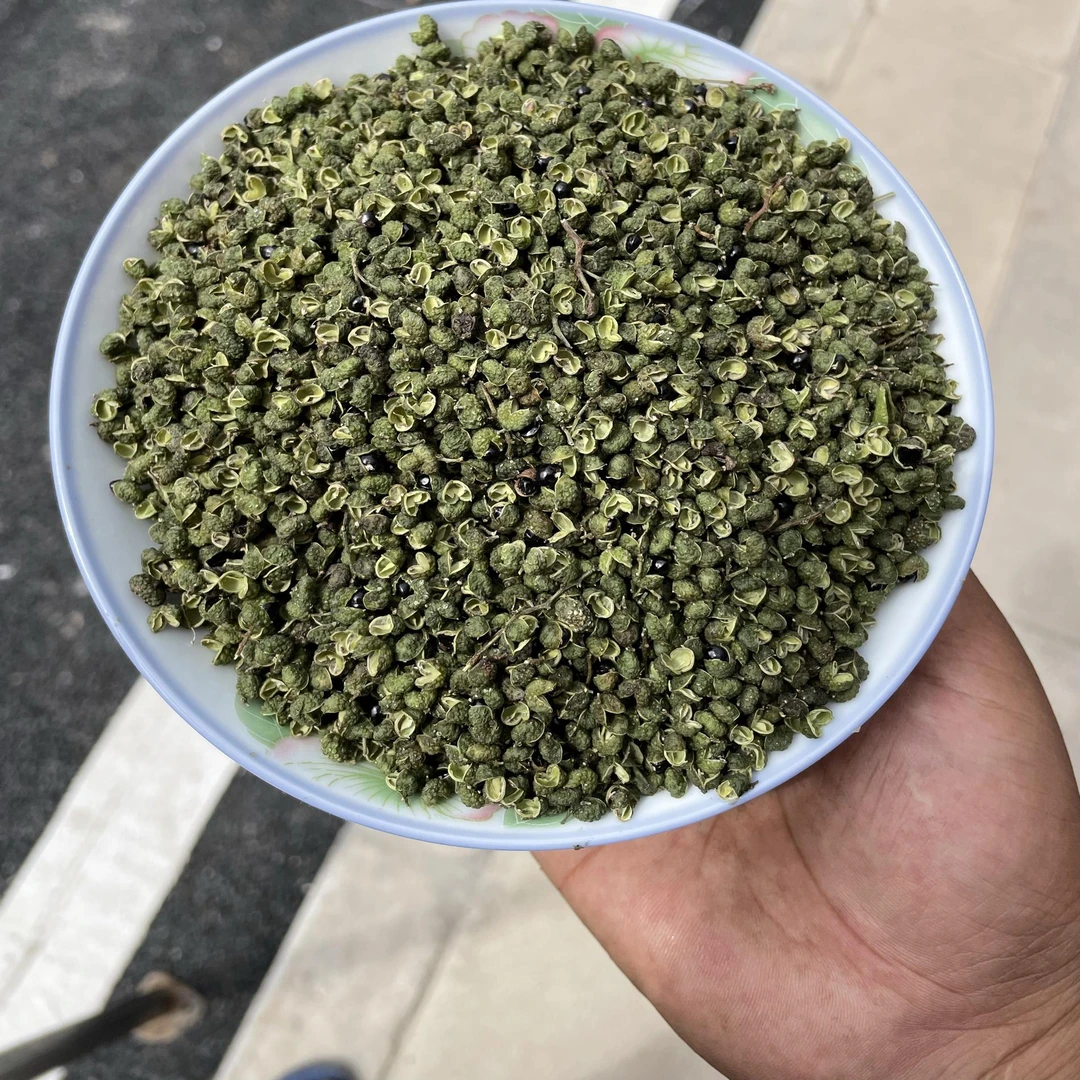 新货巧家茂租青花椒干麻椒杉木1斤装特香特麻藤椒川椒青麻椒粒