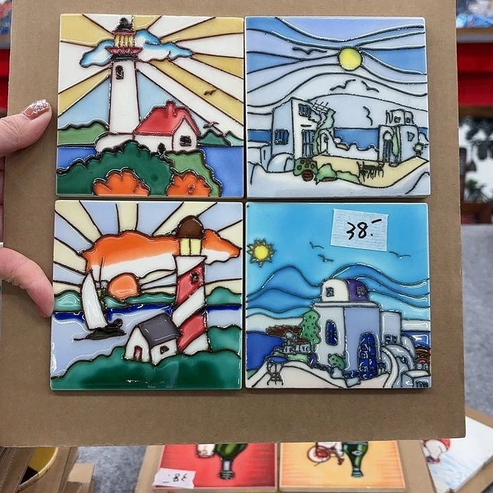 陶瓷板画10/10微瑕