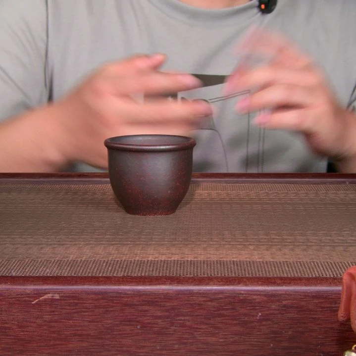 茶杯紫砂高货放漏