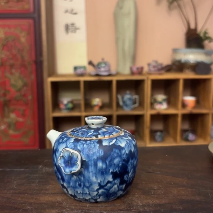 柴烧纯手工手绘陶瓷