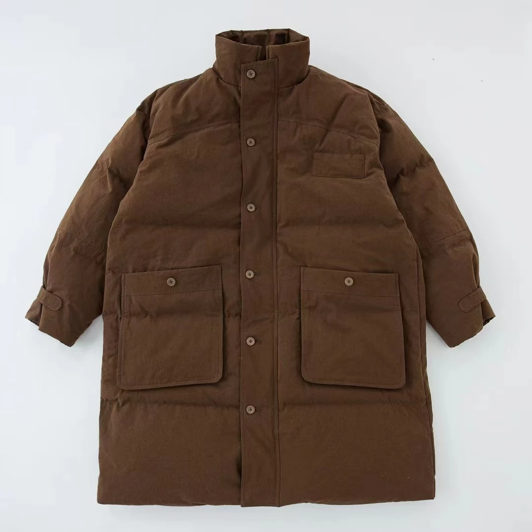 小雨推荐 垒土 休闲中长羽绒外套 S2260 小众文艺 舒适保暖气质