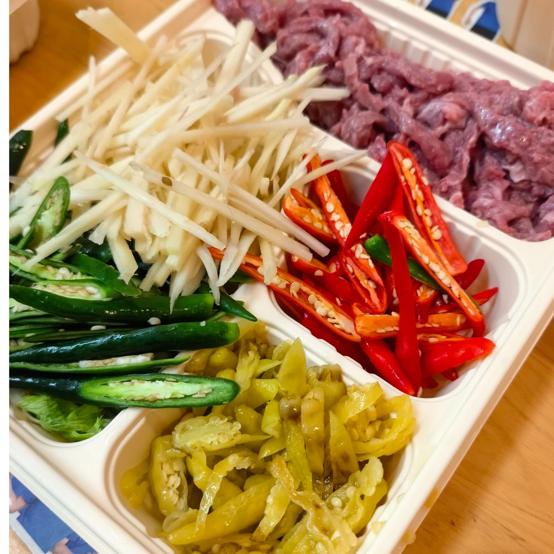 野山椒牛肉（鲜牛肉约150-260g）