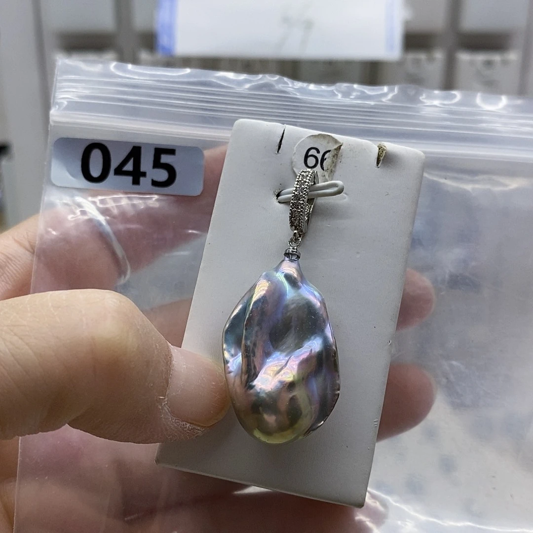 颈饰合金淡水珍珠
