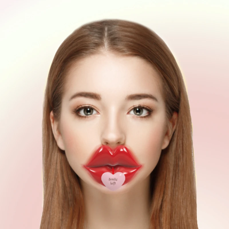 利快利快日本进口嘴部按摩器家用两用便携健身锤可爱多功能