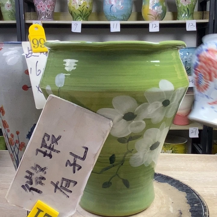 景德镇高温陶瓷花盆