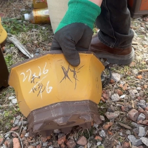 红陶紫砂花盆盆景盆栽瑕疵