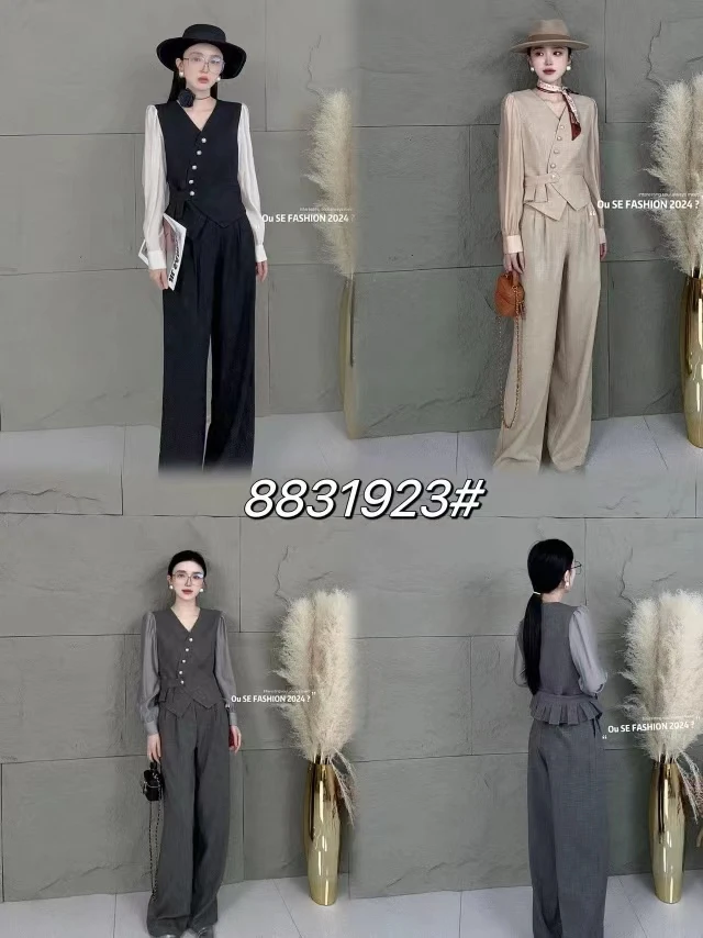 8831923减龄百搭休闲套裤