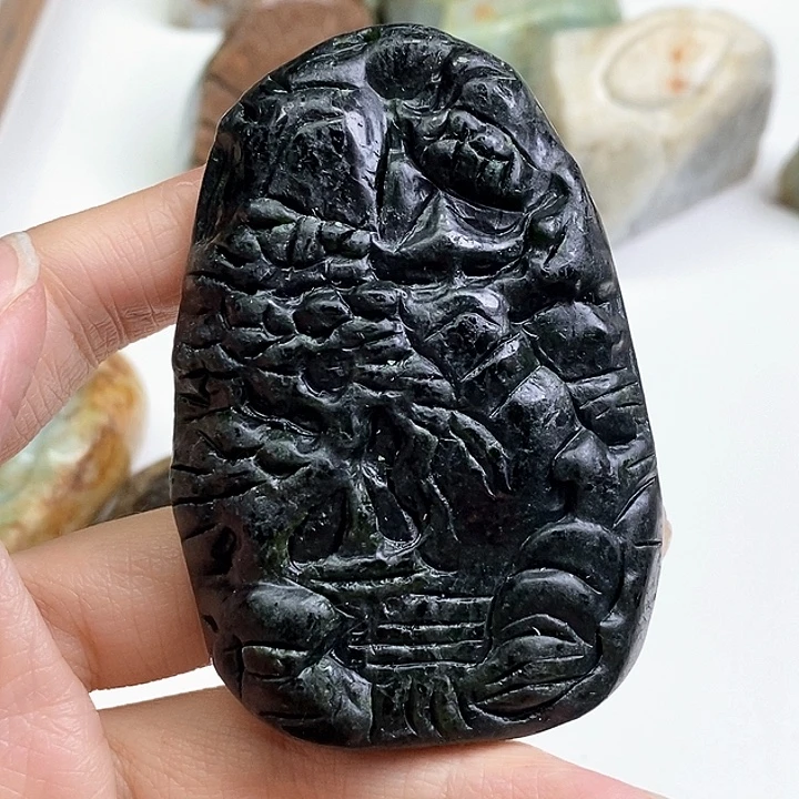 翡翠未镶嵌颈饰天然翡翠39