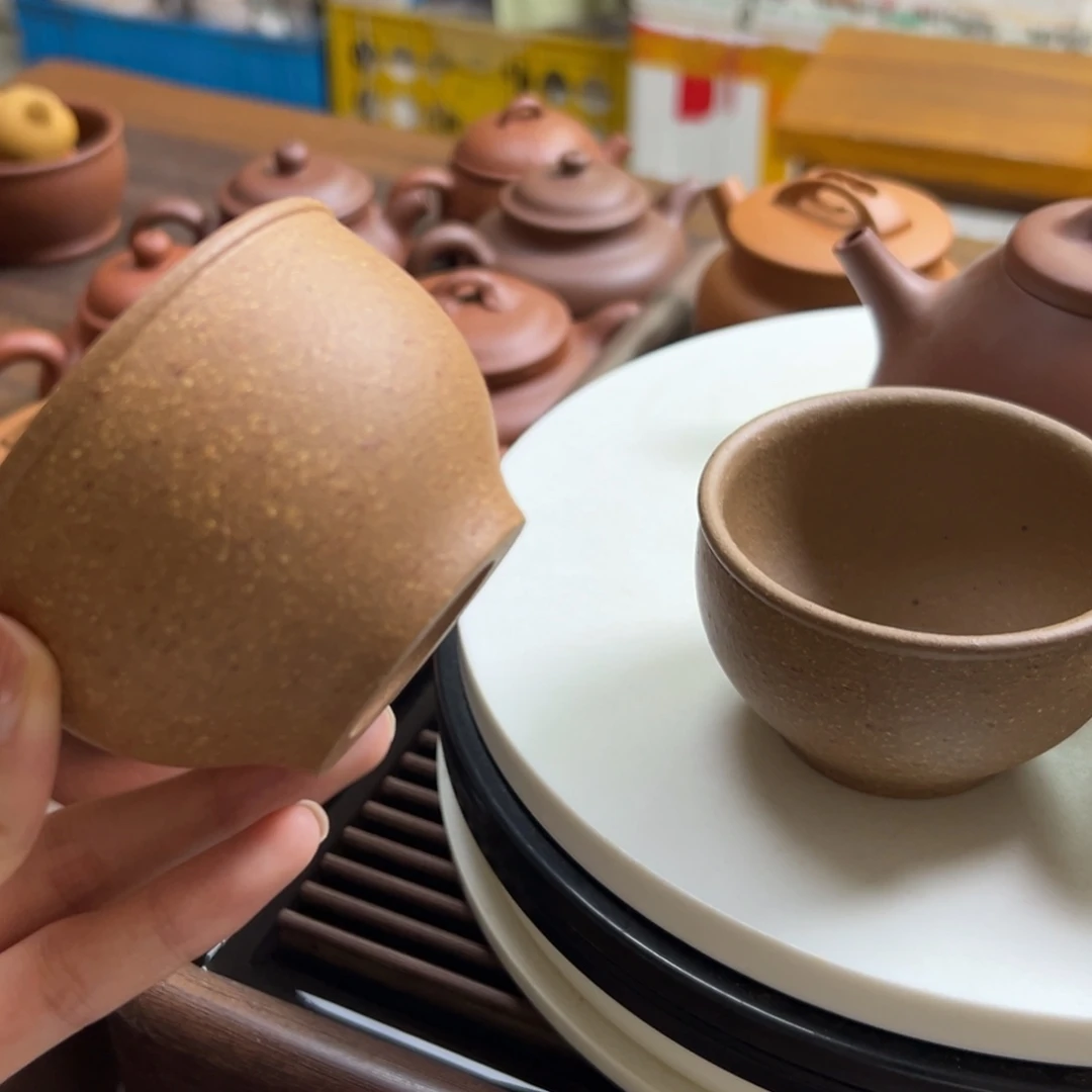 茶壶紫砂五彩段泥主人杯150
