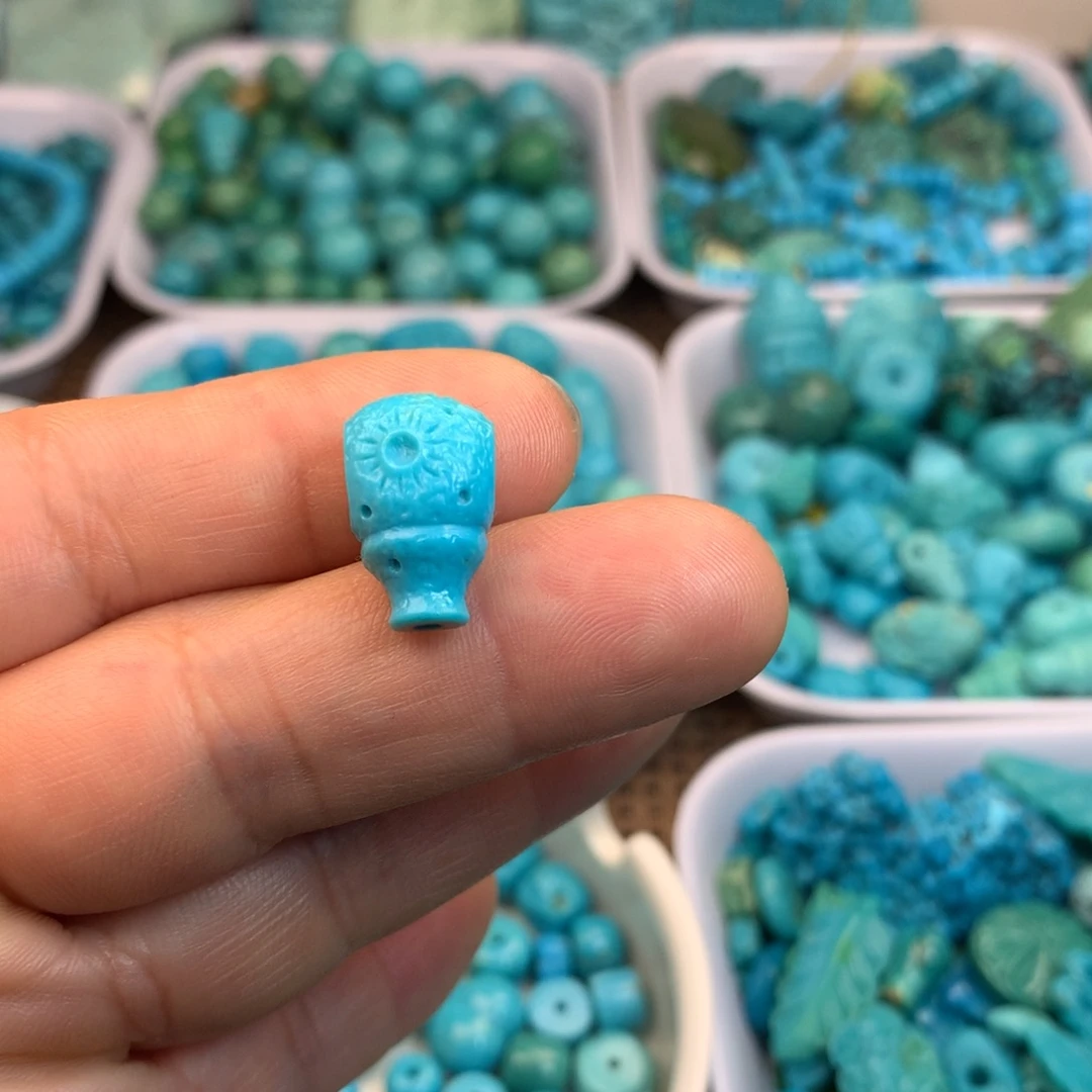 绿松石未镶嵌吊坠(不含链)