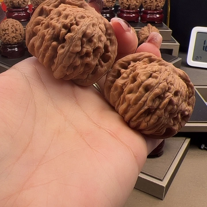 文玩核桃把件45 九山顶 四座楼 a-023